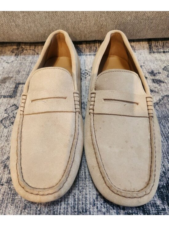 Oliver Cabell Men\'s Sz. 43 Suede Driver Loafer In Sand main image 4